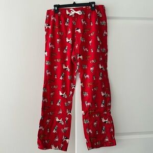 Women’s Puppy Dog Holiday Pajama Pants - Large